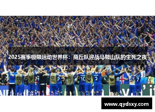 2025赛季极限运动世界杯：商丘队迎战马鞍山队的生死之夜